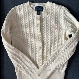 Polo by Ralph Lauren Cream Cable Knit Sweater